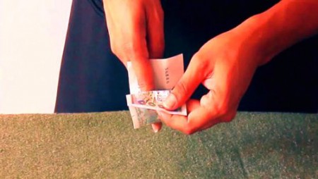 Finger thru banknote - Easy magic trick tutorial