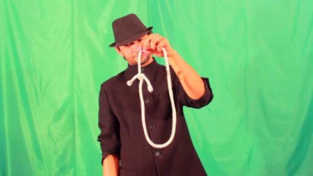Simple rope magic trick tutorial
