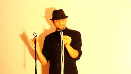 Linking ropes magic trick