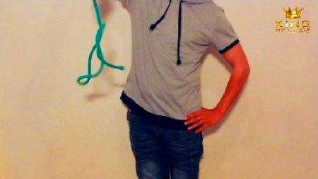 How to tie knot in the air