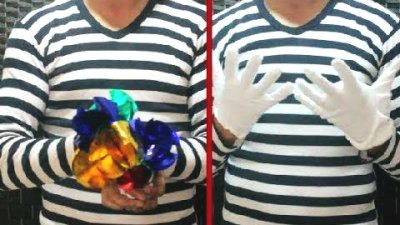 Glove to Flowers Magic Trick!