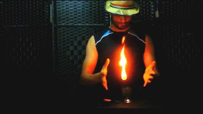 Fire Levitation Magic Trick!