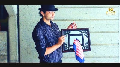 Amazing Scarf Through Mirror Magic Trick!